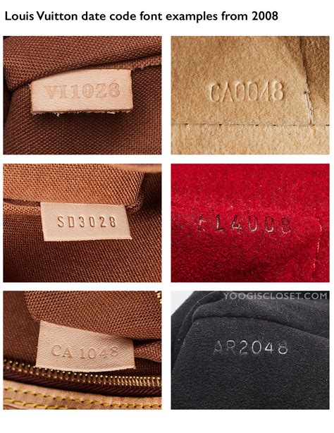 louis vuitton date stamp code guide|louis vuitton luggage date code.